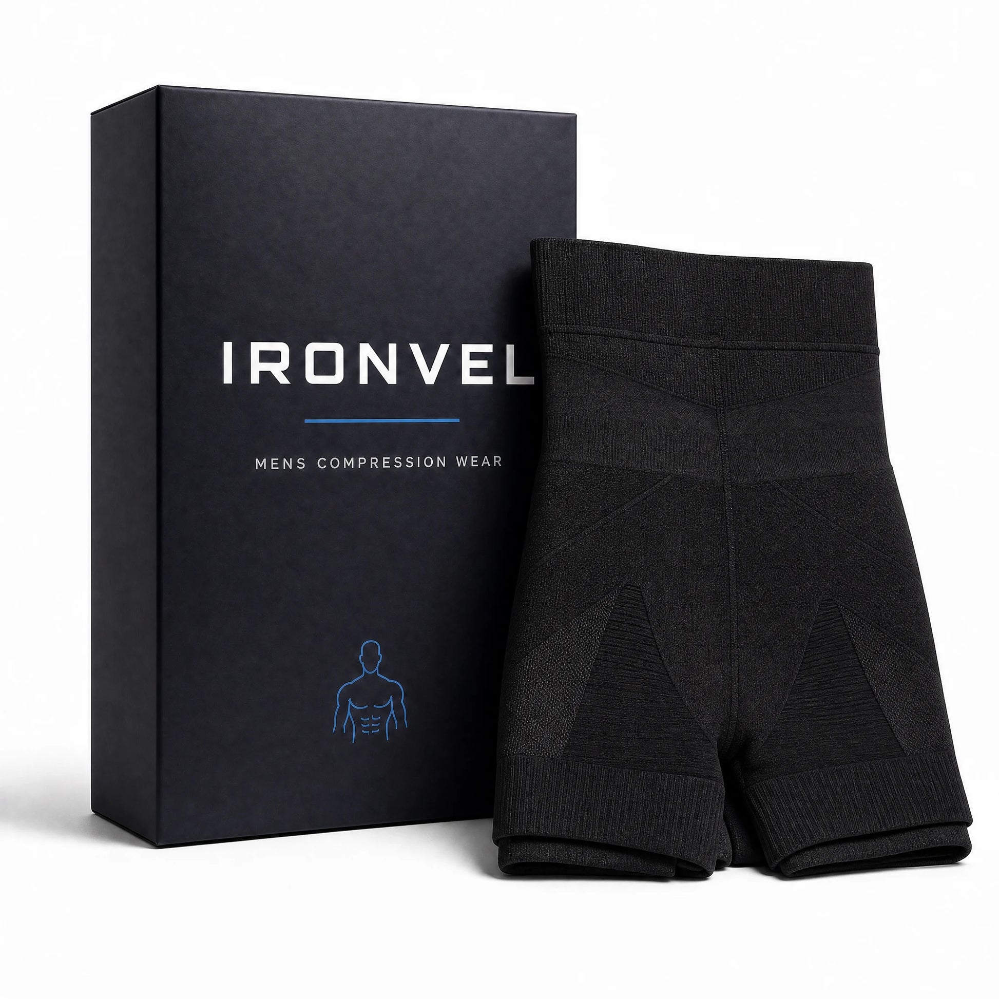 Ironshorts — IronVel retail packaging