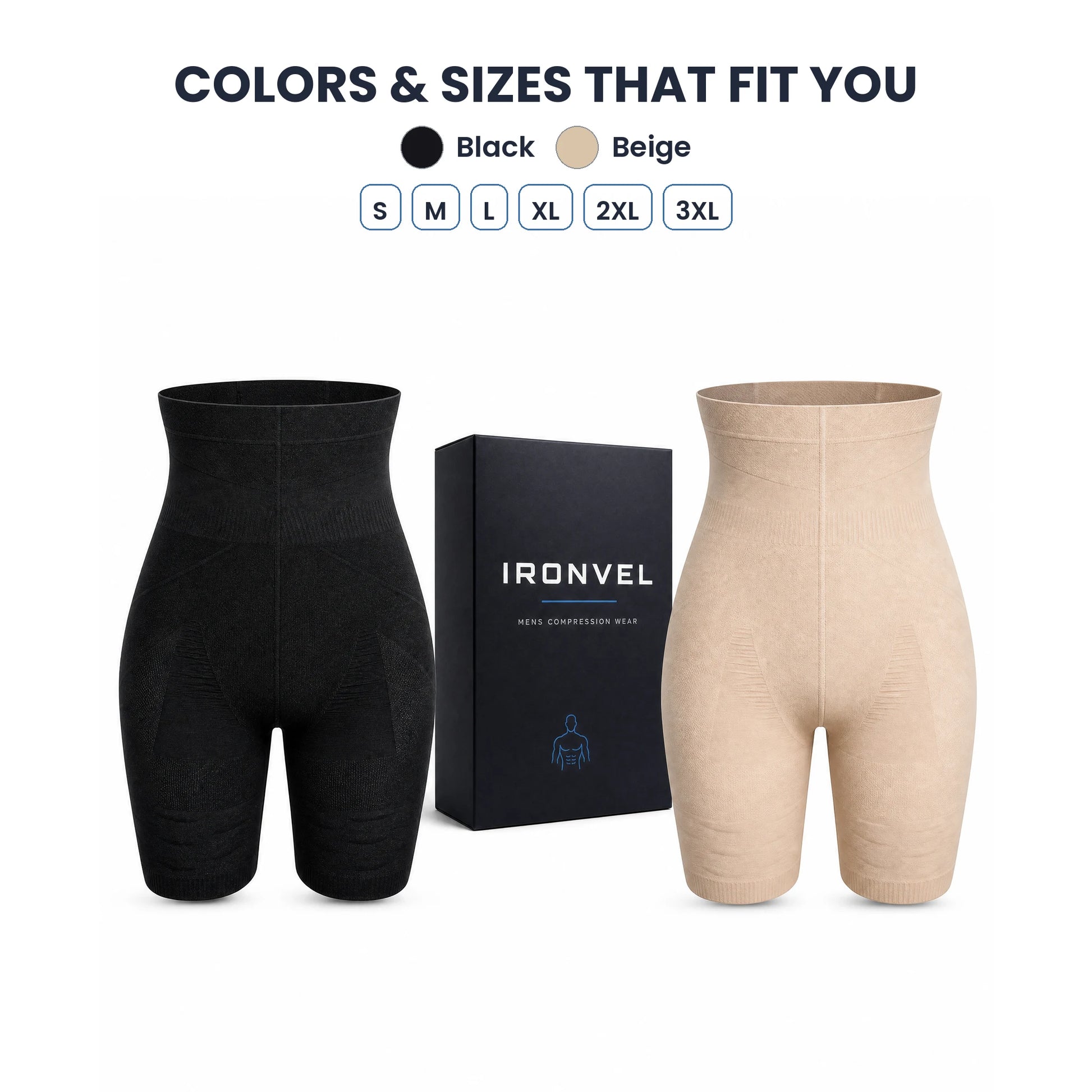 Ironshorts — available colors and sizes