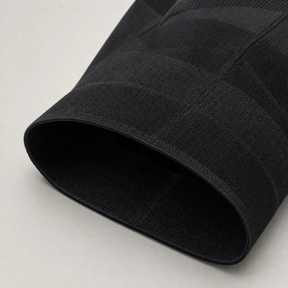 Ironvel Compression Shorts — high-waist band detail