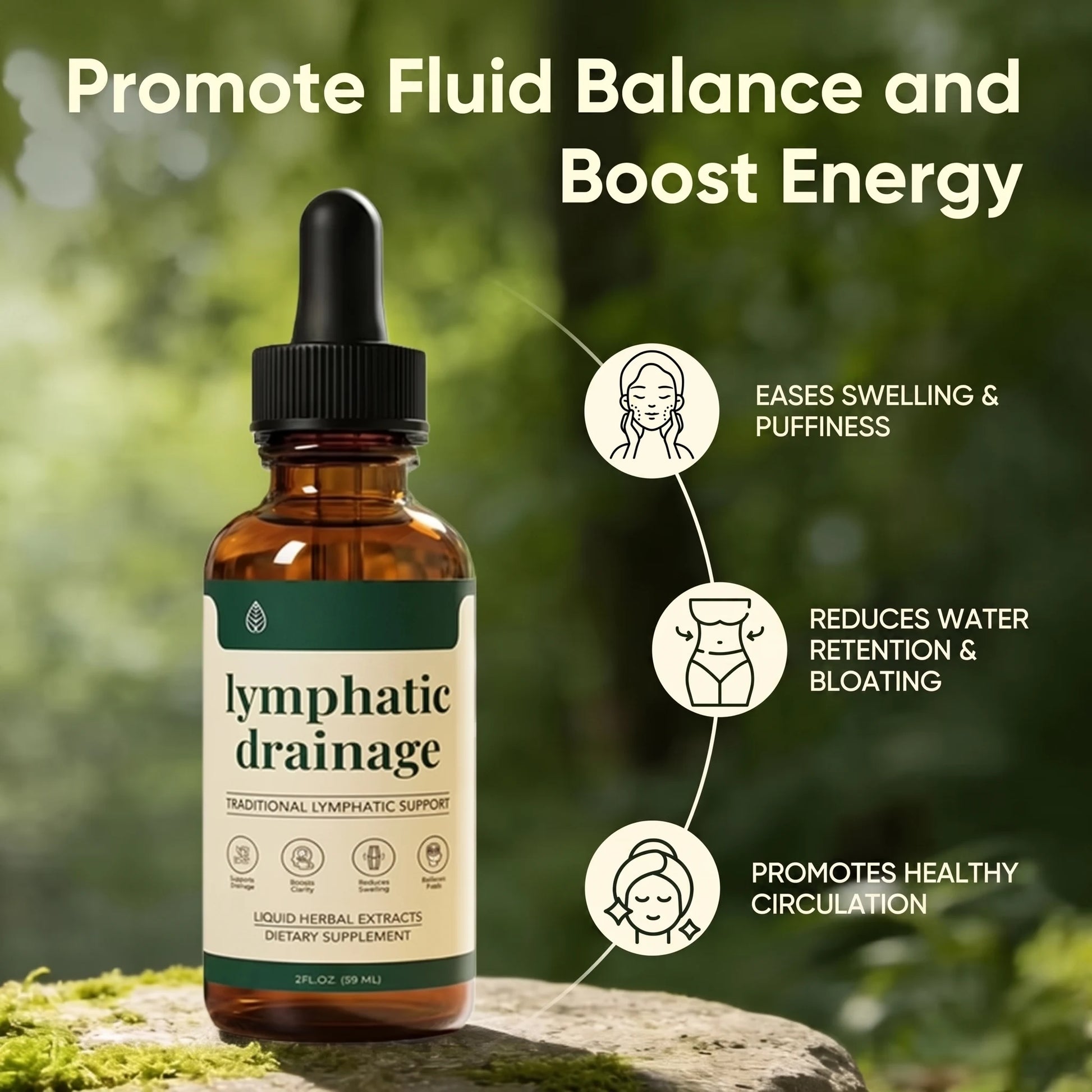 IronVel Lymphatic Drainage Drops — supporting the body's natural fluid balance