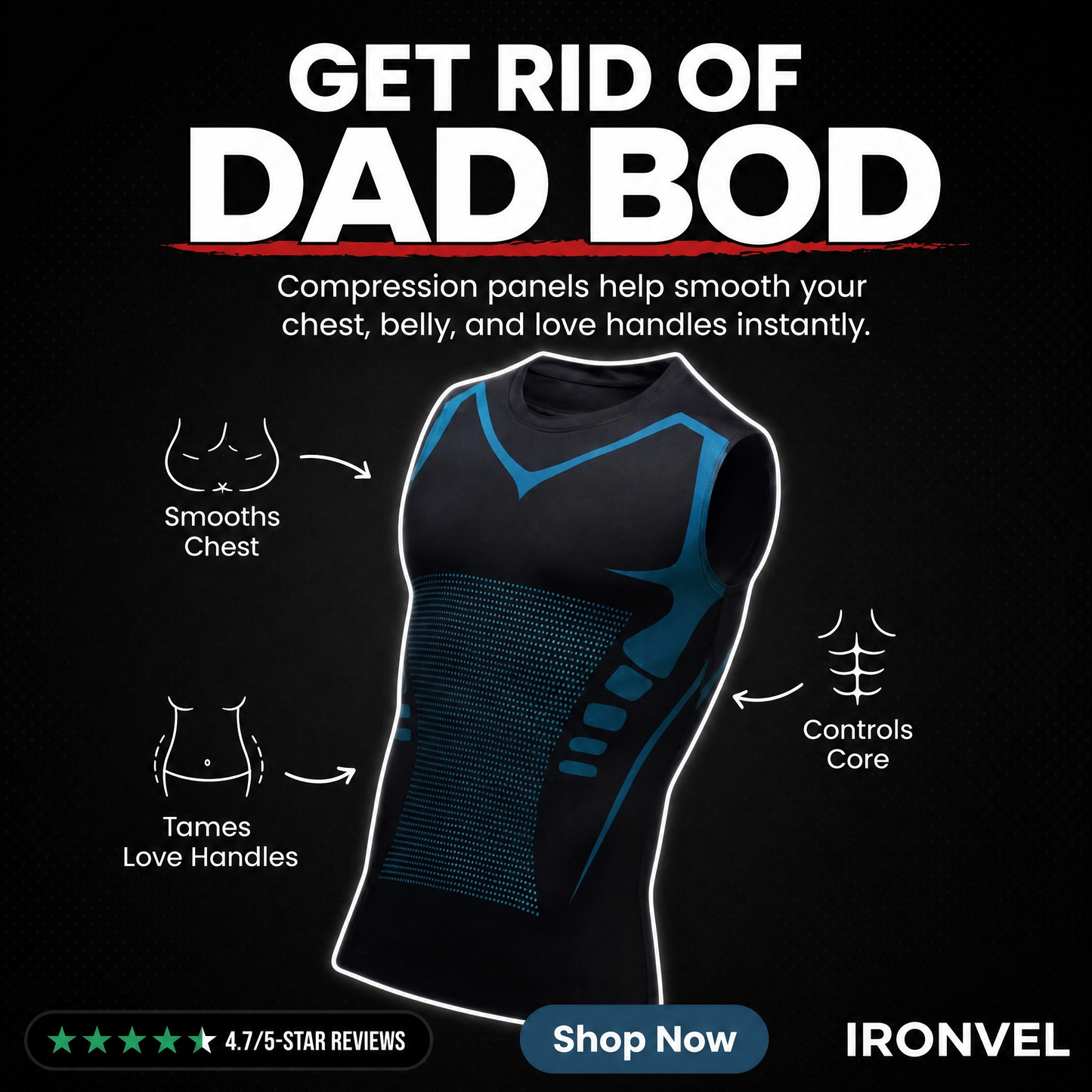 IronVest Pro™ — Premium Compression Vest